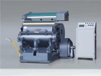 Máquina de corte e vinco e estampagem de folha quente grande